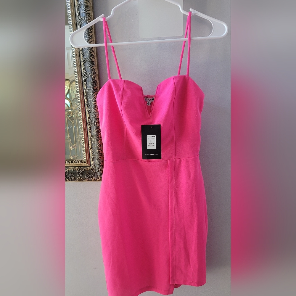NWT FashionNova Pink Mini Dress Size Medium